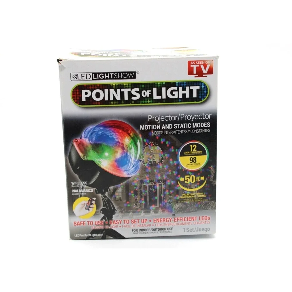 Points of Light LED Light Show As Seen On TV Indoor / Outdoor Projection Light